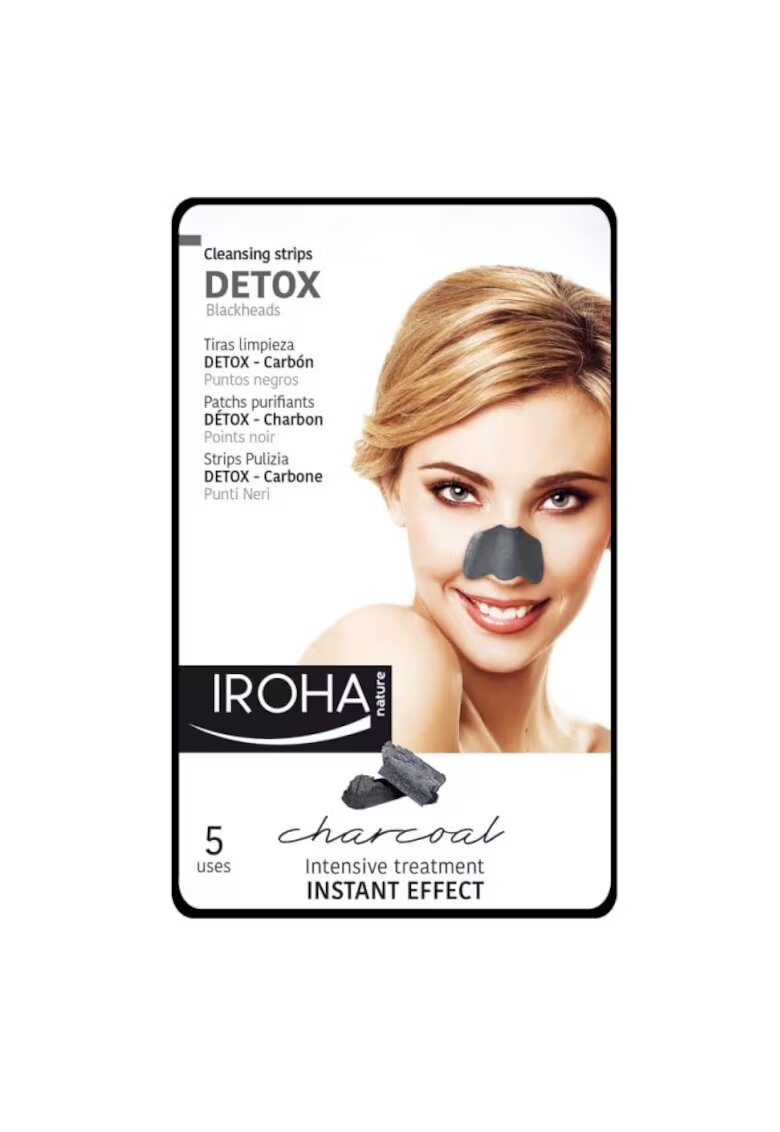 IROHA NATURE Masca pentru ten puncte negre -DETOX - CHARCOAL