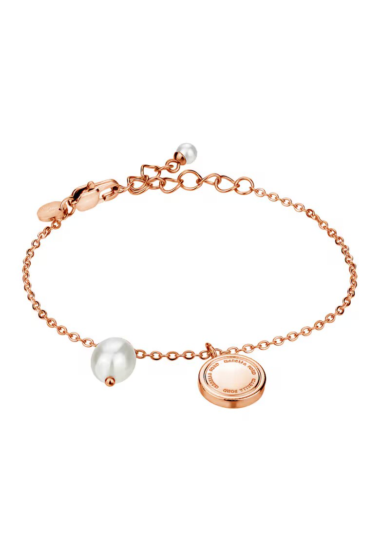 Isabella Ford Bratara cu talisman - Auriu - Alb/Auriu rose