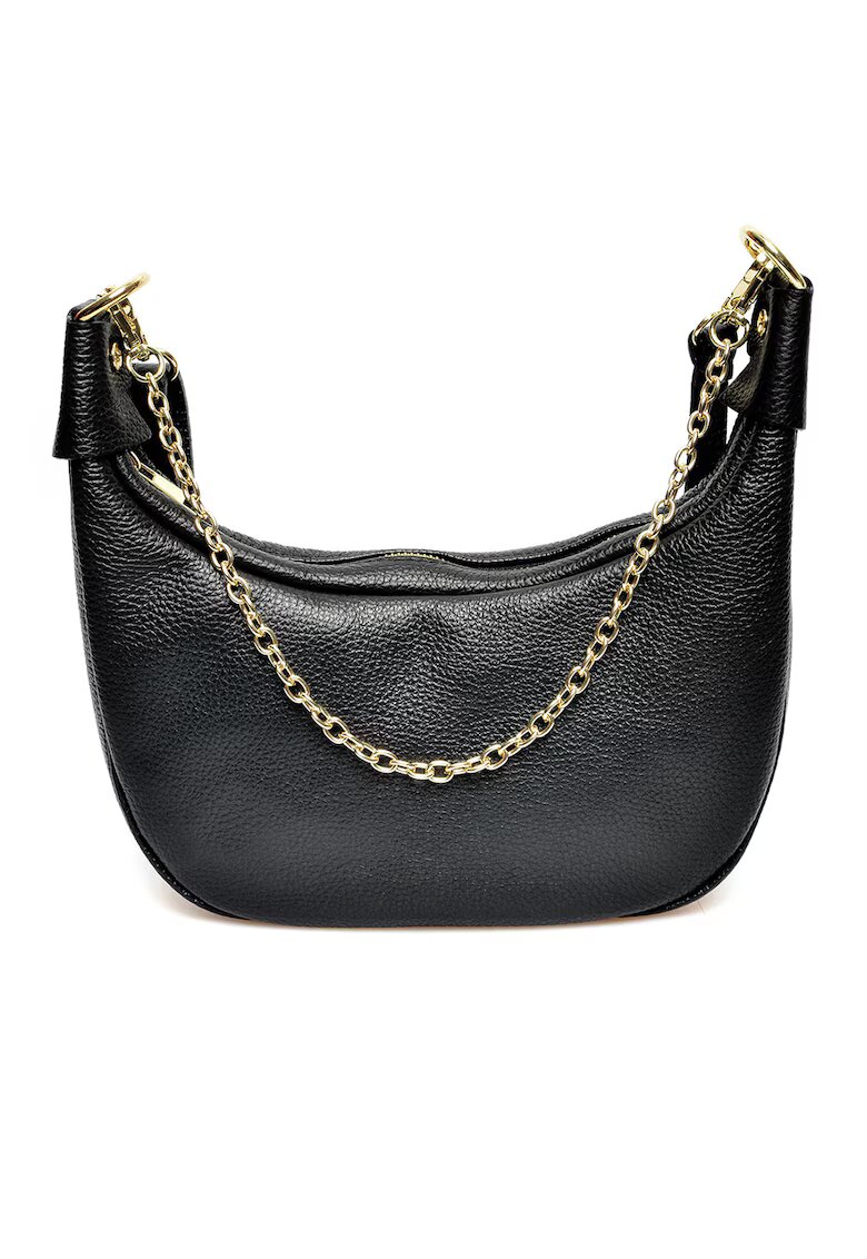 Isabella Rhea Geanta crossbody de piele - Negru