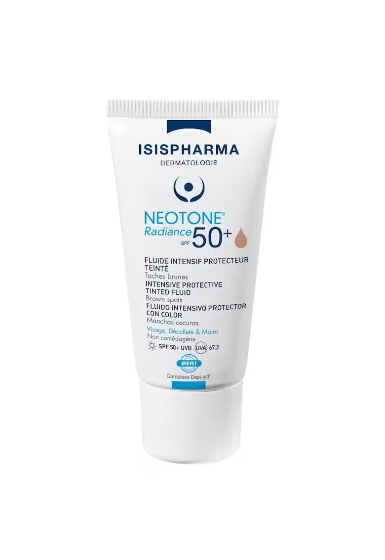Isis Pharma Fluid protector Neotone Radiance SPF 50 Medium - 30 ml - Isispharma