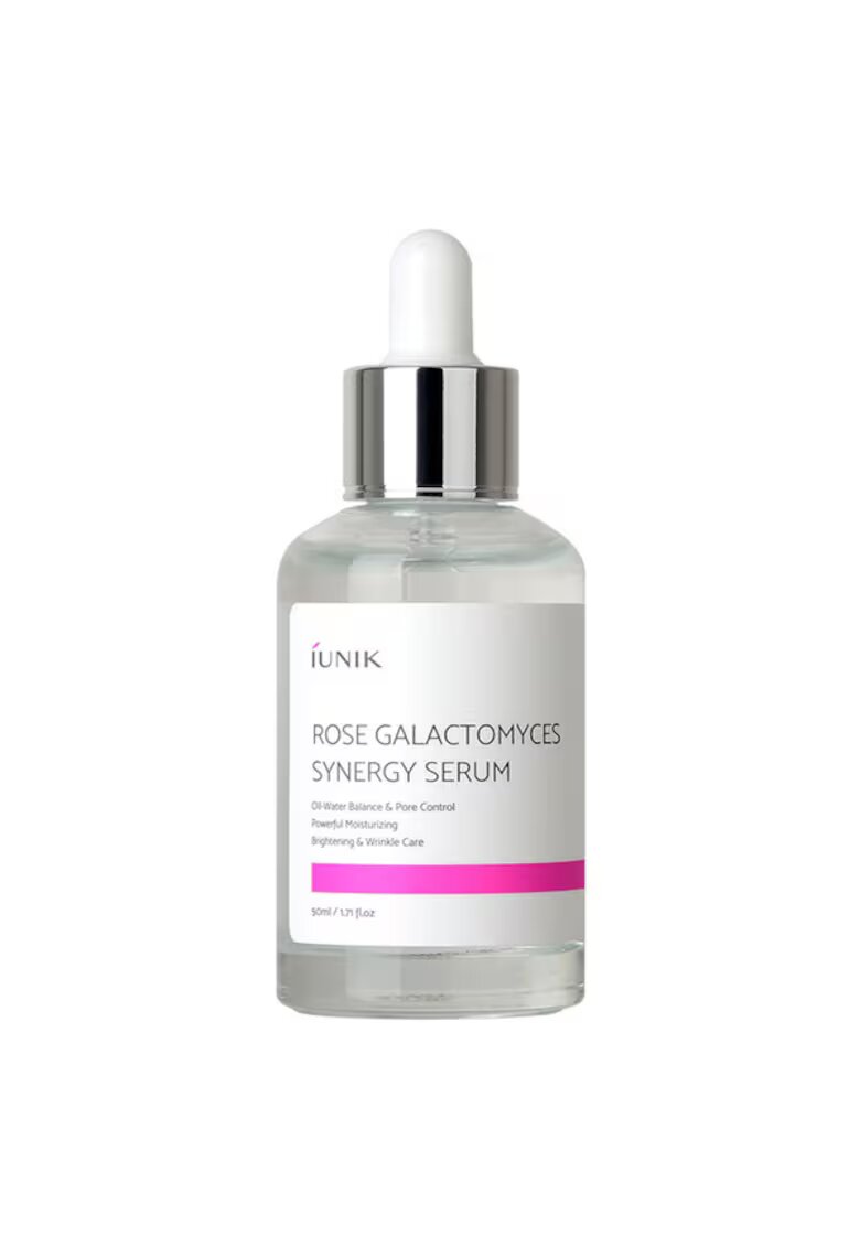 IUNIK Ser cu galactomyces si apa de trandafir - 50 ml