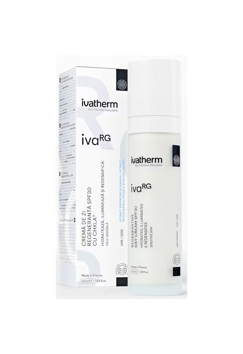 Ivatherm Crema de zi ivaRG regeneranta SPF30 cu Acid Hialuronic - 50 ml