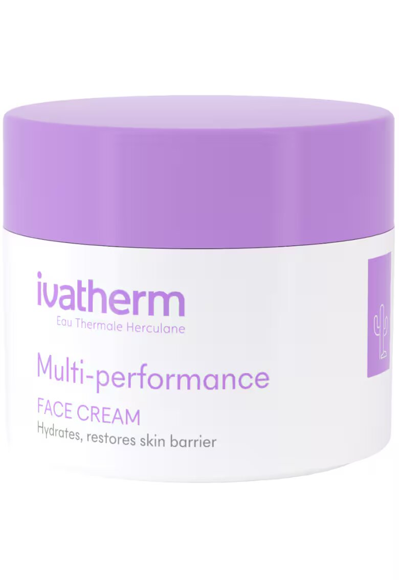 Ivatherm Crema hidratanta pentru fata Multi-performance - cu ceramide si acid hialuronic - pentru piele uscata si sensibila - 50 ml