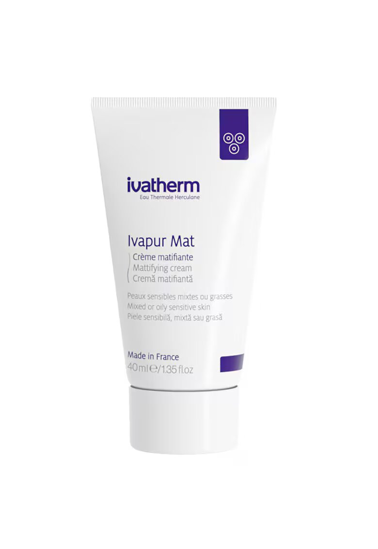 Ivatherm Crema hidratanta si matifianta Ivapur Mat - pentru ten mix sau gras 40 ml