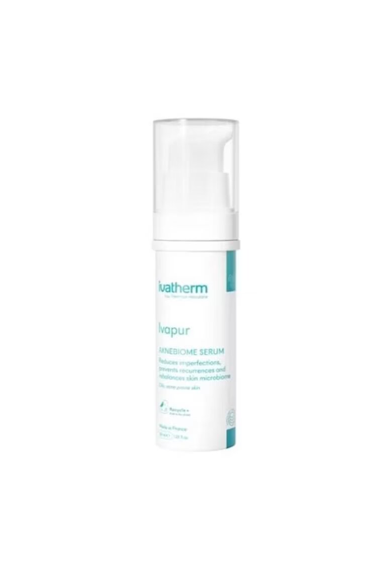 Ivatherm Ivapur AKNEBIOME Ser pentru piele mixta sau grasa cu tendinta acneica - 30 ml -