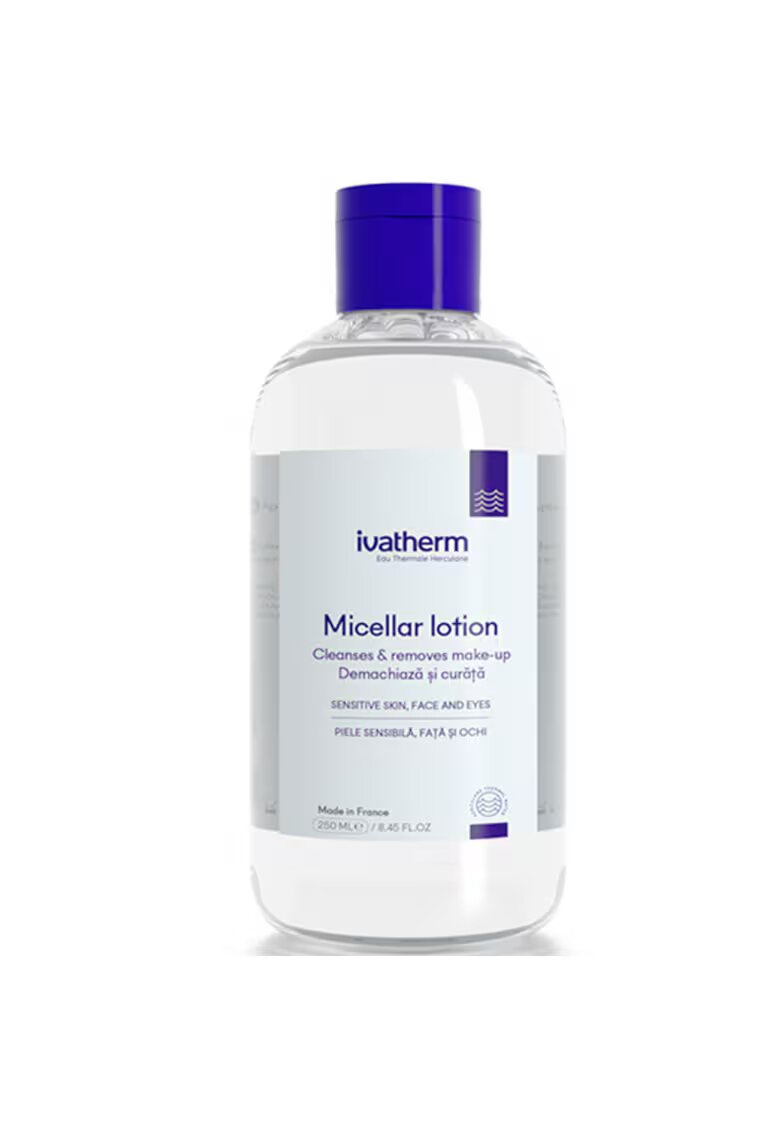 Ivatherm Lotiune micelara demachianta cu Apa Termala Herculane - pentru piele sensibila - 250 ml