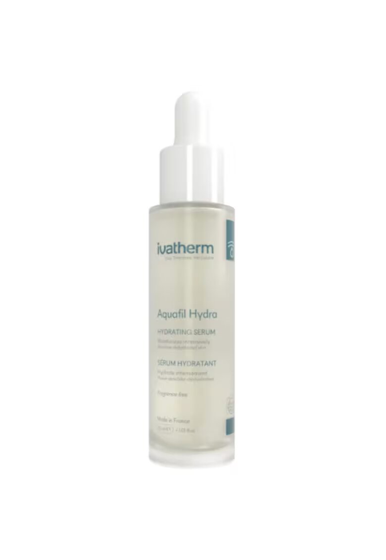 Ivatherm Ser hidratant cu acid hialuronic Aquafil Hydra - pentru piele uscata si deshidratata - 30 ml