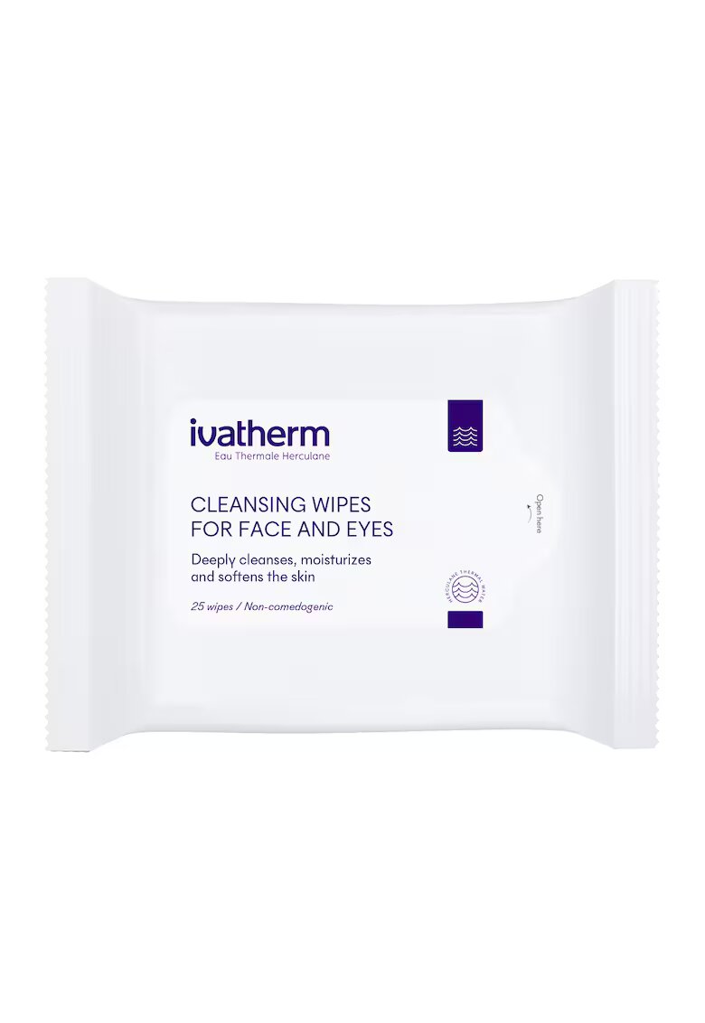 Ivatherm Servetele demachiante fata si ochi 25 buc