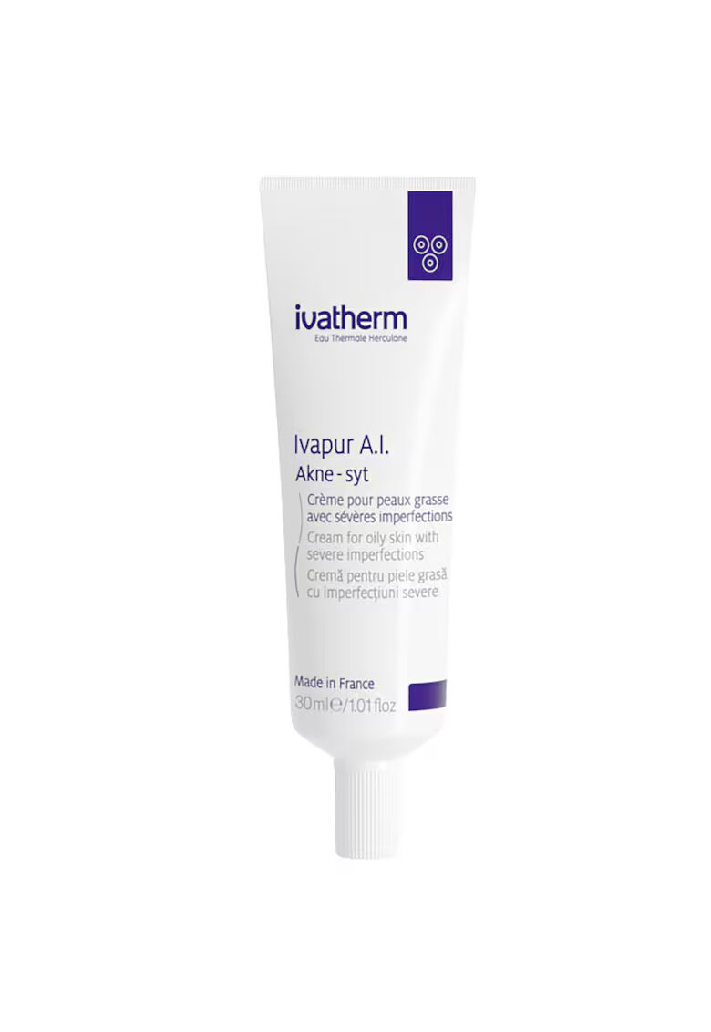 Ivatherm Tratament acnee si imperfectiuni Ivapur A.I. Akne-Syt - pentru ten gras cu imperfectiuni severe - 30 ml