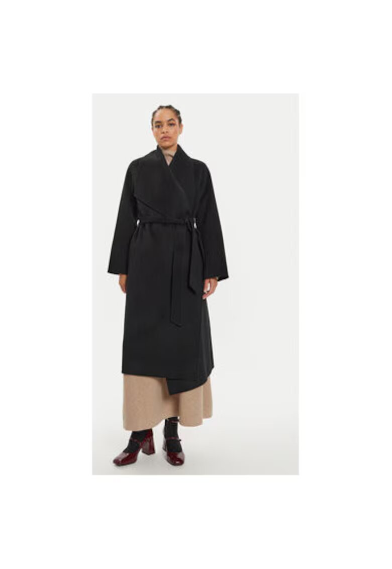 Ivy Oak Palton dama - 304175688 - Lana - 40 EU - Negru