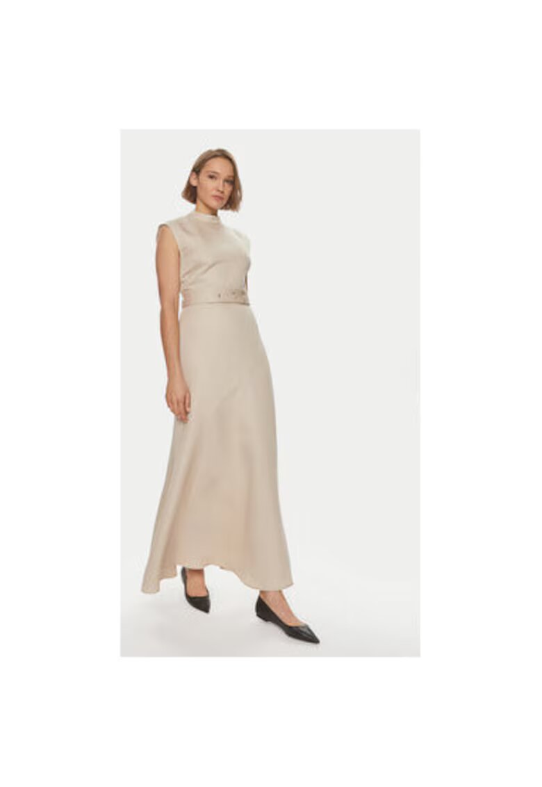 Ivy Oak Rochie dama - 303891213 - In/Lyocell - Bej - Bej