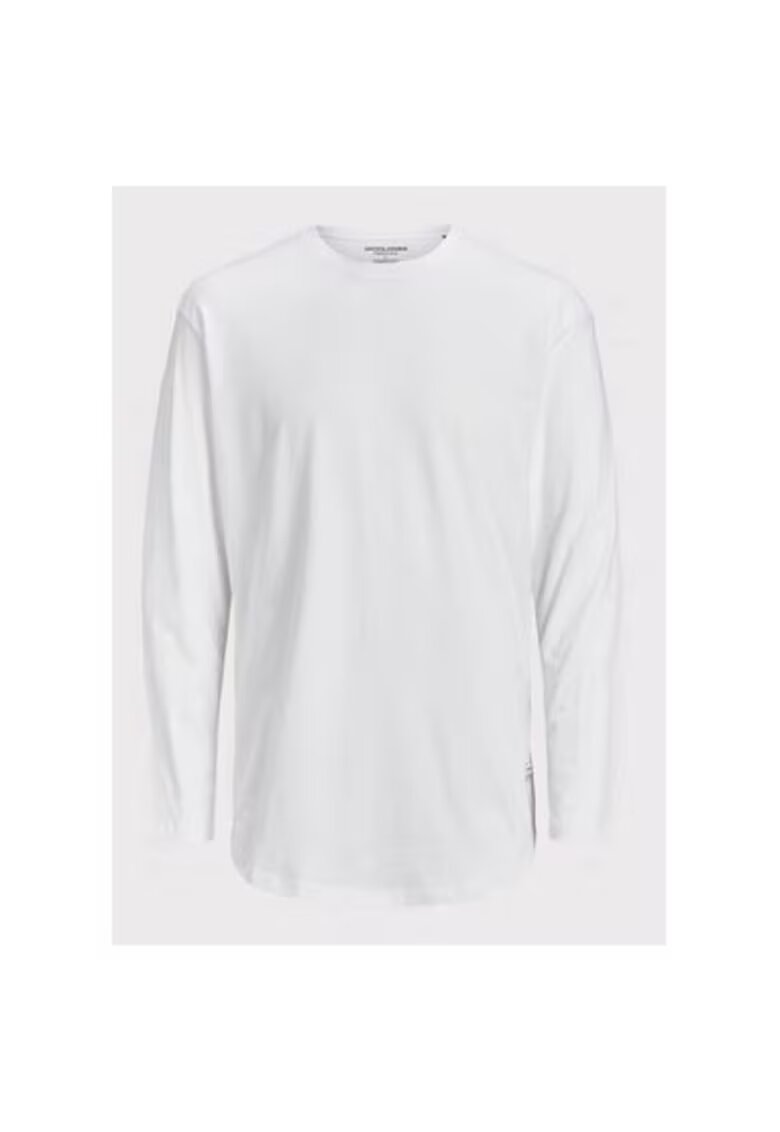 Jack and Jones Bluza barbati - 209732535 - Bumbac organic/Bumbac - XS INTL - Alb
