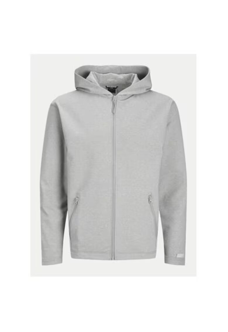 Jack & Jones Bluza barbati - 304367359 - Poliester/Bumbac - Gri - Gri