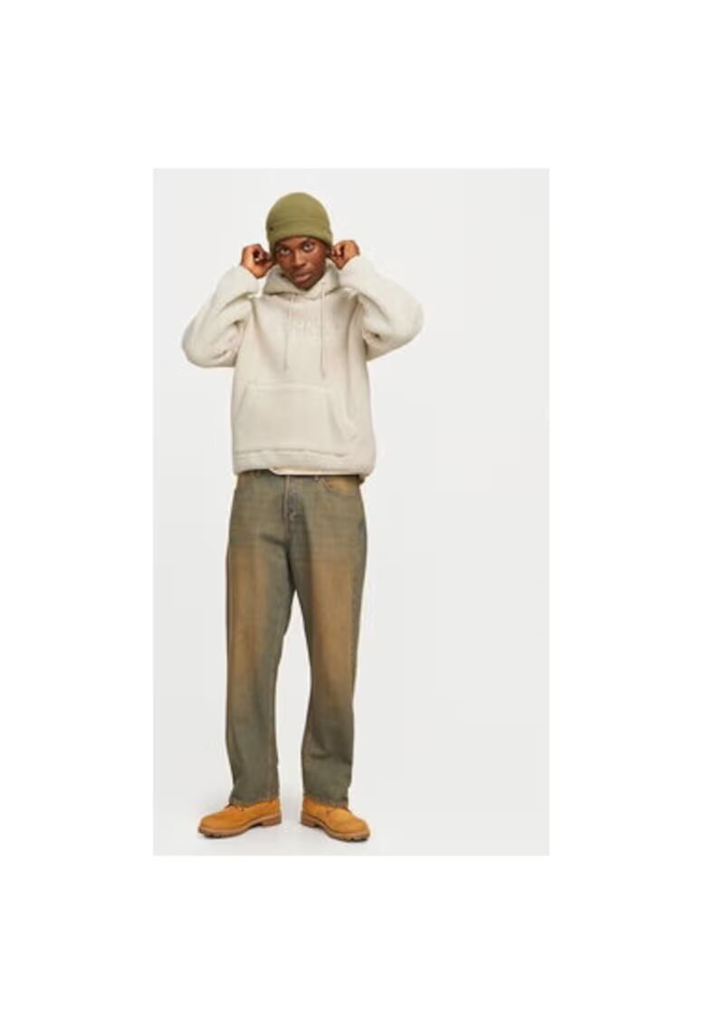 Jack and Jones Bluza barbati - 304367779 - Poliester - Bej - Bej