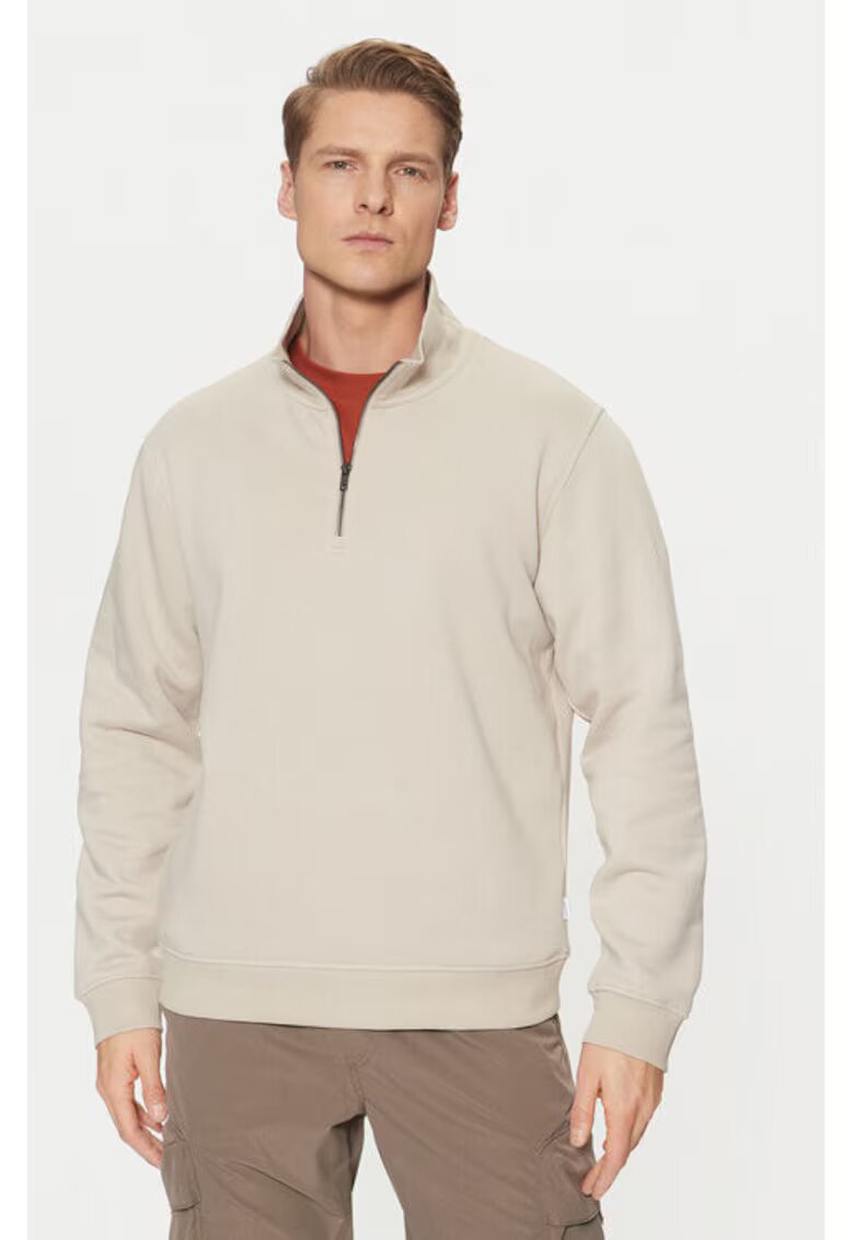 Jack and Jones Bluza barbati - 304782510 - Poliester/Bumbac - Bej - Bej
