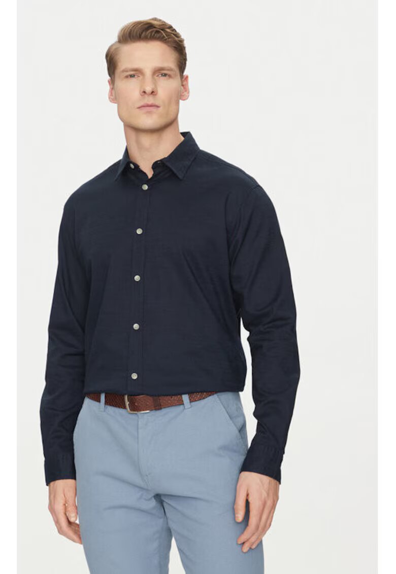 Jack and Jones Camasa barbati - 304801426 - Bumbac - Albastru - Albastru