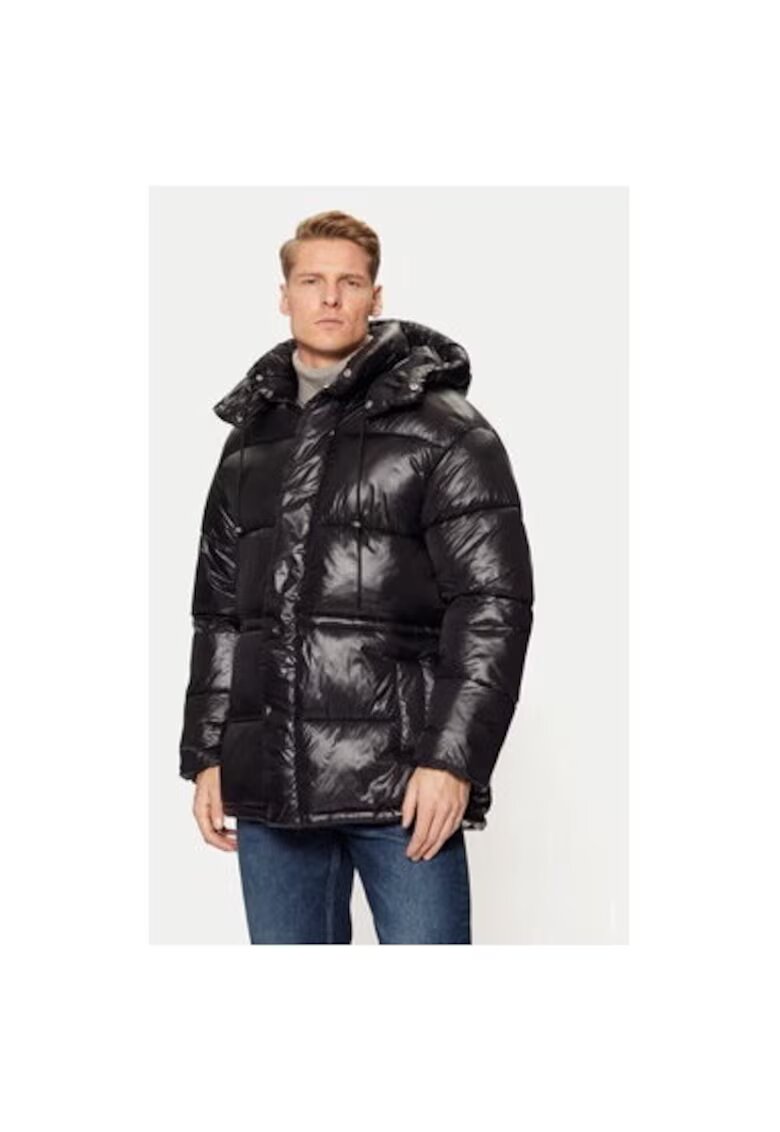 Jack and Jones Geaca barbati - 304368943 - Poliester - Negru - Negru