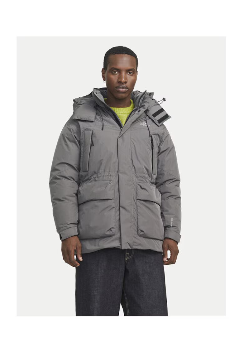 Jack and Jones Geaca barbati - 304519130 - Poliester - Gri - Gri