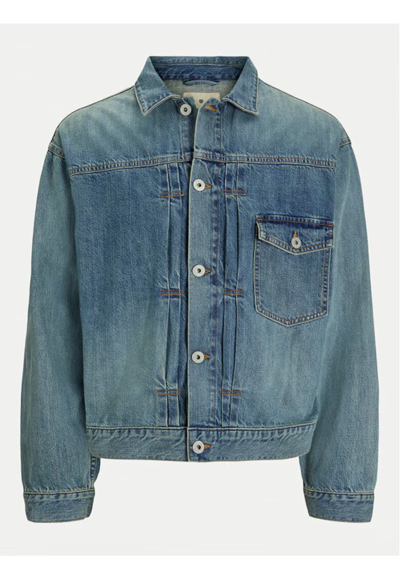 Jack & Jones Geaca barbati - 304778070 - Bumbac - Albastru - Albastru