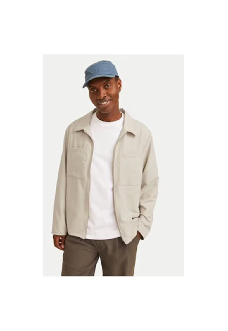 Jack and Jones Geaca barbati - 304783593 - Poliester reciclat/Poliester - Bej - Bej