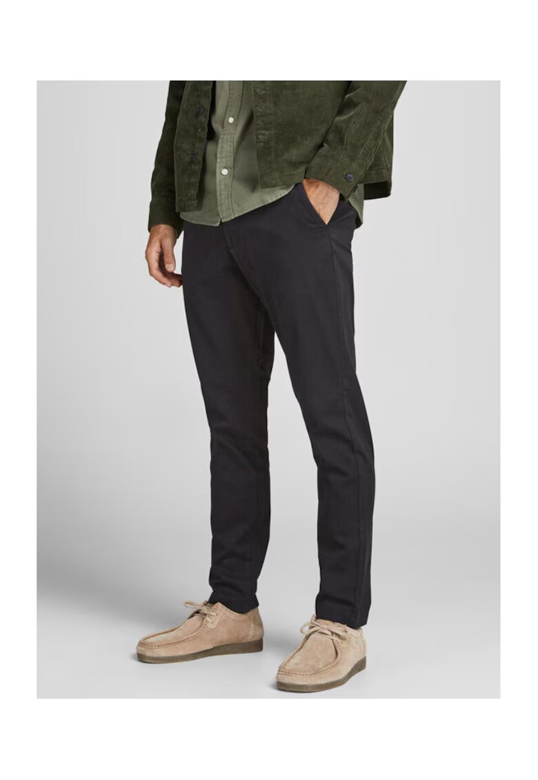 Jack and Jones Pantaloni barbati - 300893951 - Bumbac - Negru - Negru