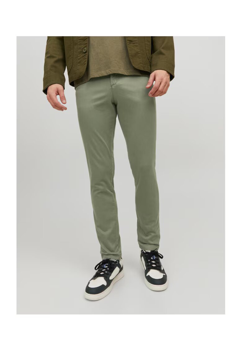 Jack and Jones Pantaloni barbati - 301838104 - Bumbac - Verde - Verde