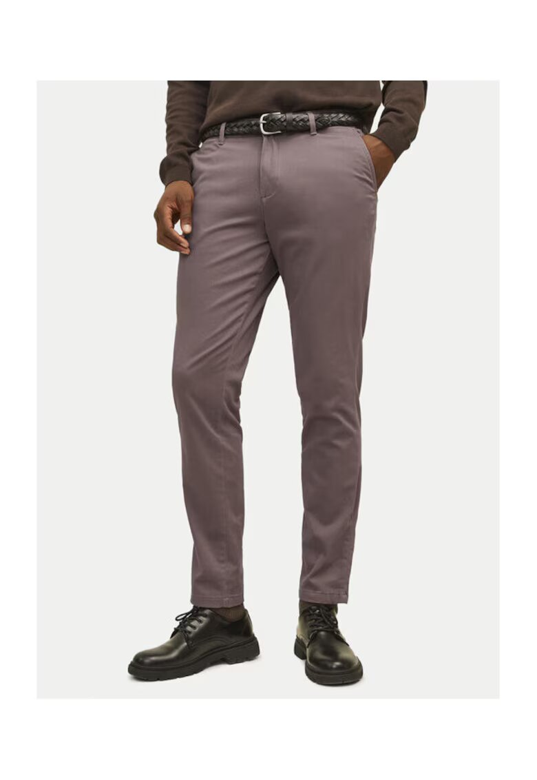 Jack & Jones Pantaloni barbati - 304376092 - Bumbac/Bumbac - Maro - Maro