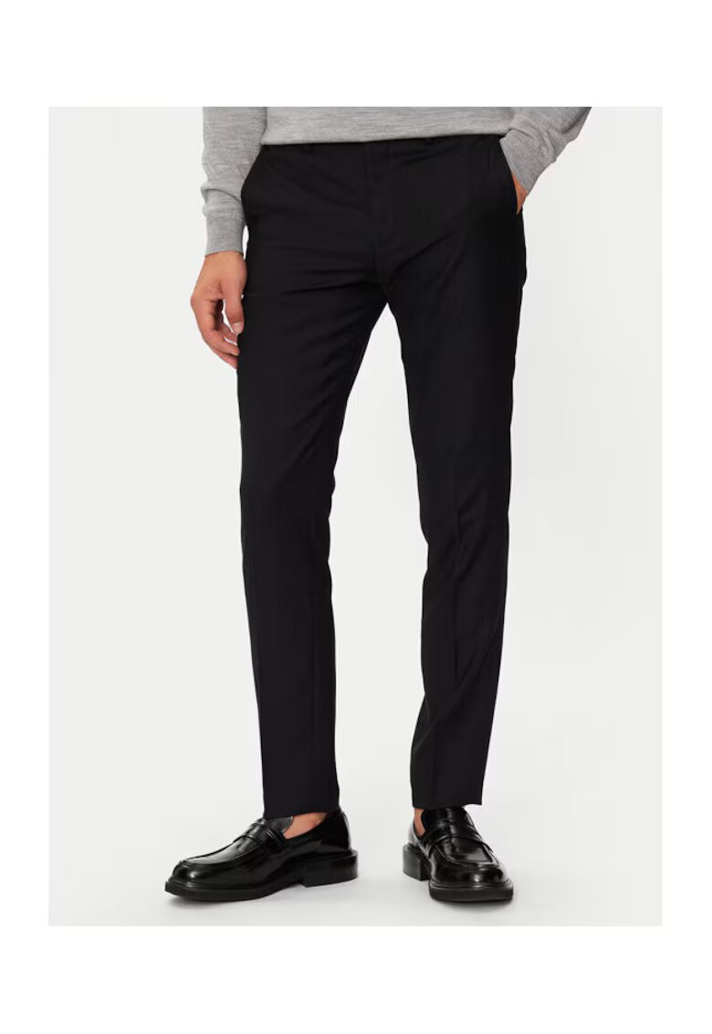 Jack and Jones Pantaloni barbati - 304396519 - Poliester reciclat/Lana - Negru - Negru