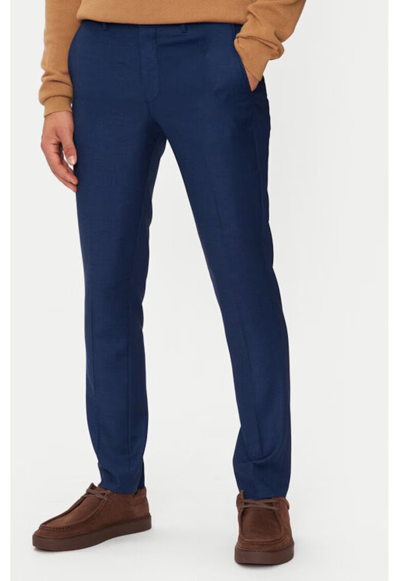 Jack and Jones Pantaloni barbati - 304513749 - Poliester reciclat/Lana - Albastru - Albastru