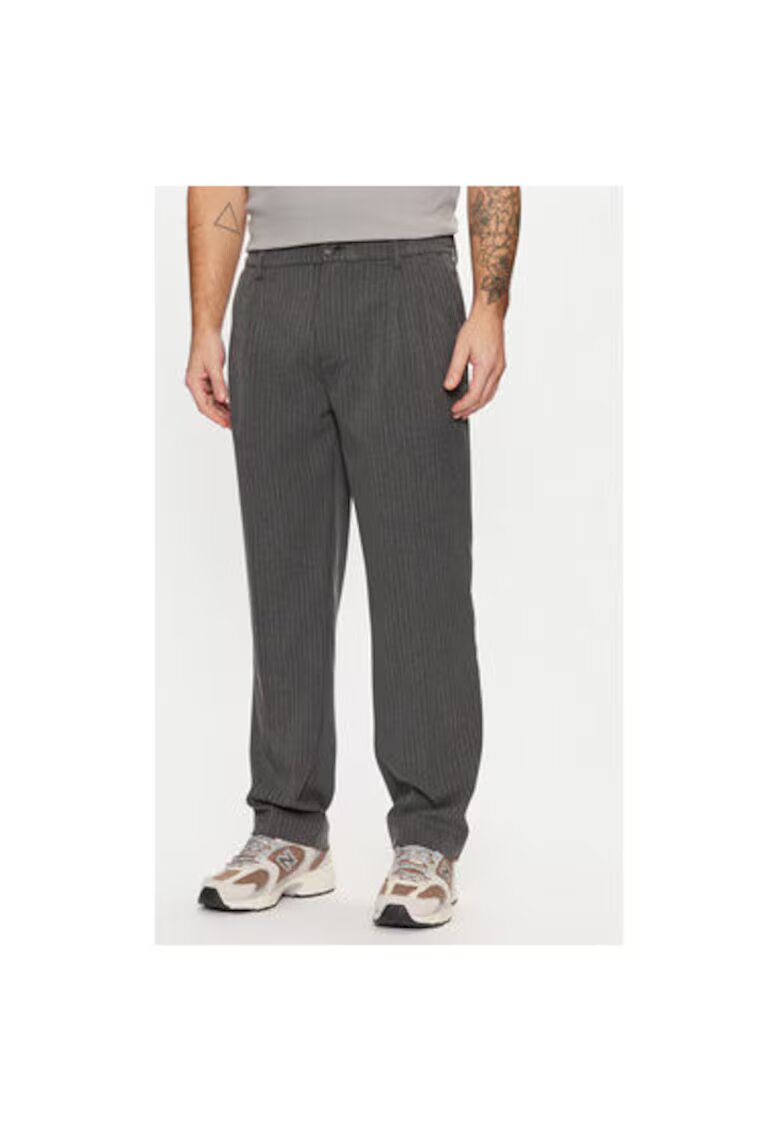 Jack and Jones Pantaloni barbati - 304800375 - Poliester/Viscoza - Gri - Gri