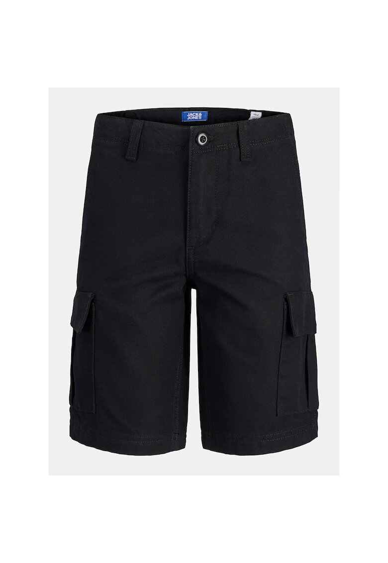 Jack and Jones Pantaloni scurti baieti Jack Jones Junior - 12268381 - Bumbac - Negru - Negru