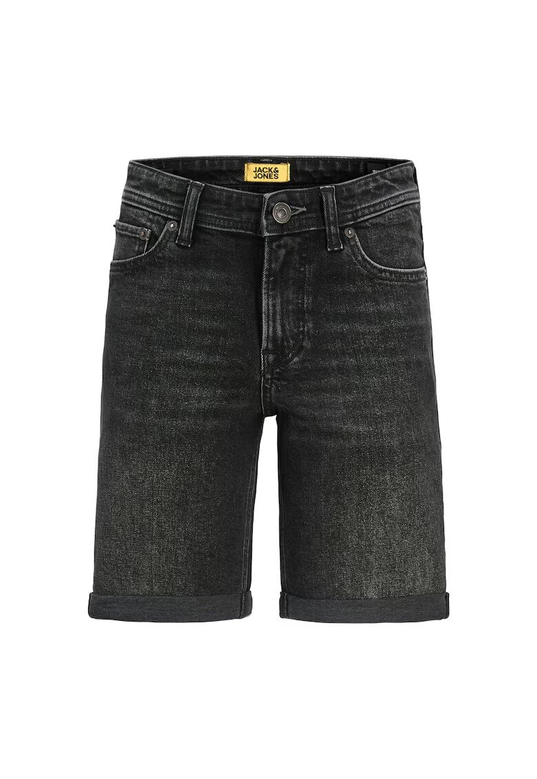 Jack & Jones Pantaloni scurti din denim baieti Jack Jones Junior - 12269799 - Bumbac - Negru - Negru