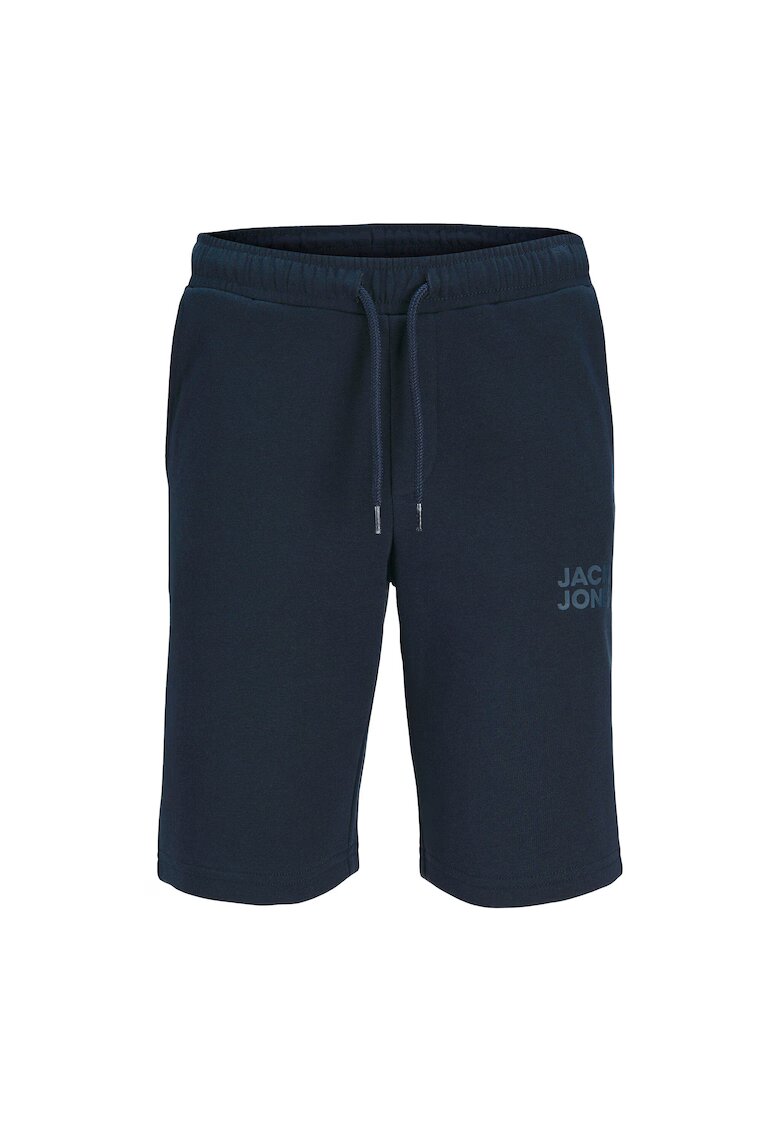 Jack and Jones Pantaloni scurti sport baieti Jack Jones Junior - 12204818 - Bumbac/Poliester - Bleumarin - Bleumarin