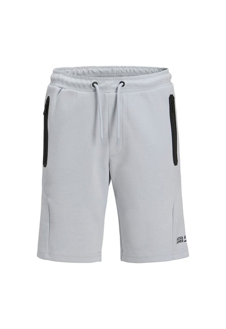 Jack and Jones Pantaloni scurti sport baieti Jack Jones Junior - 12274667 - Poliester/Bumbac - Gri - Gri