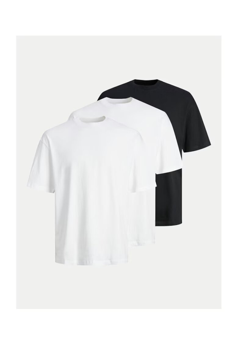Jack and Jones Set 3 tricouri barbati - 304944611 - Bumbac - Multicolor - Multicolor