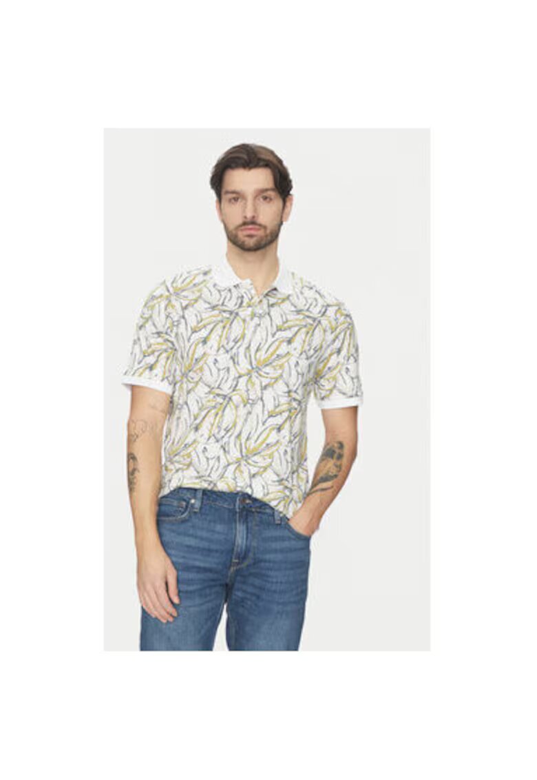 Jack and Jones Tricou barbati - 304778469 - Bumbac - Alb - Alb