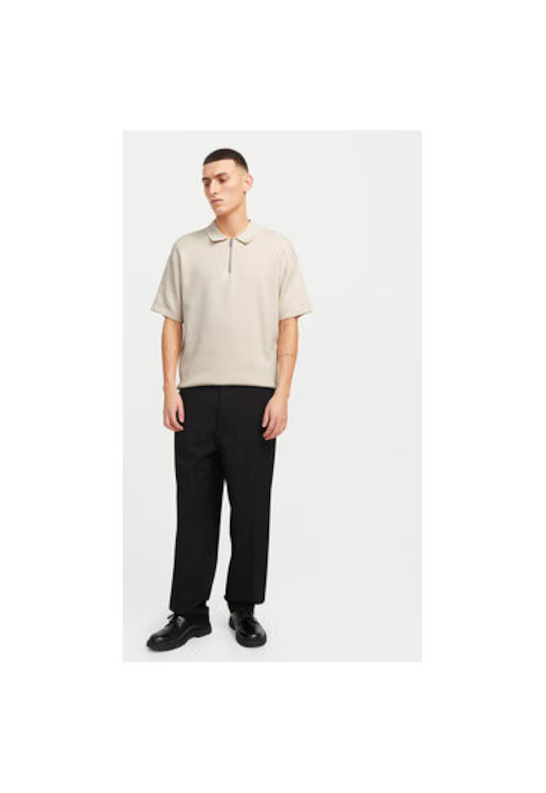 Jack and Jones Tricou barbati - 304801310 - Bumbac - Bej - Bej
