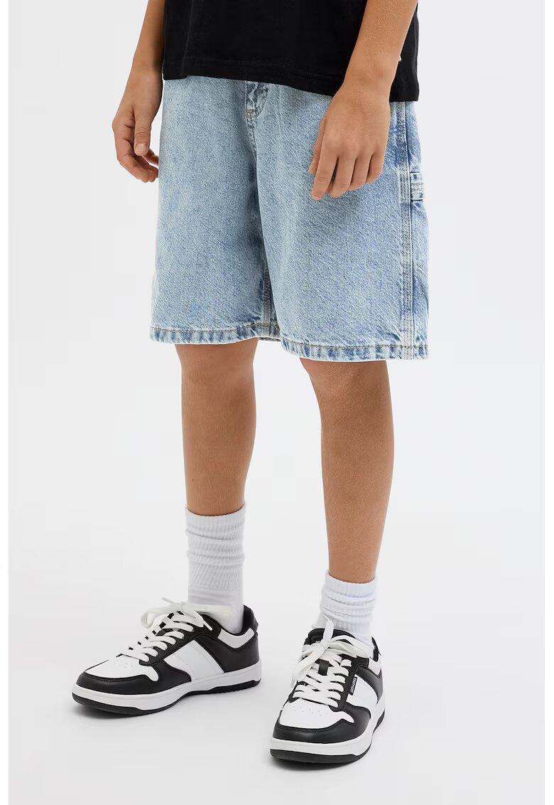 Jack  Jones Bermude cargo din denim - Albastru deschis