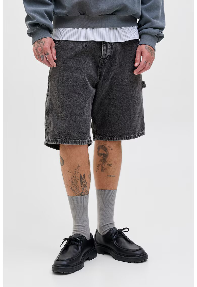 Jack  Jones Bermude cu buzunare multiple - Gri antracit