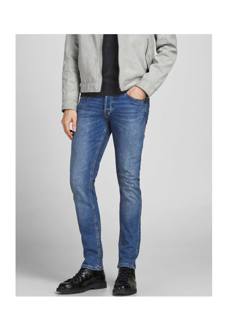 Jack  Jones Blugi Barbati - Jack Jones - 209732450 - Bumbac - Elastan - W33-L30 US - Albastru