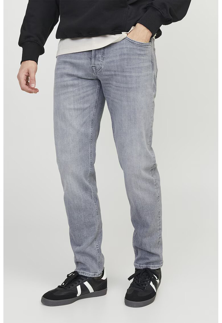 Jack  Jones Blugi conici Mike - Gri deschis