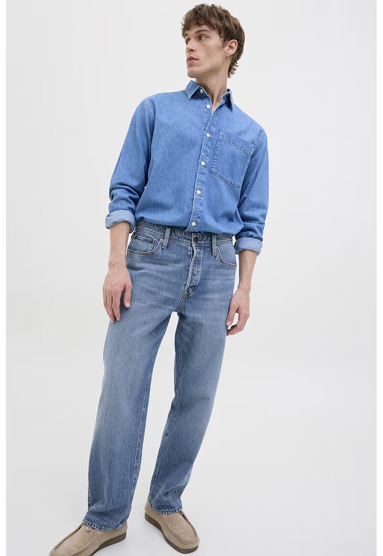 Jack  Jones Blugi cu croiala dreapta - Albastru