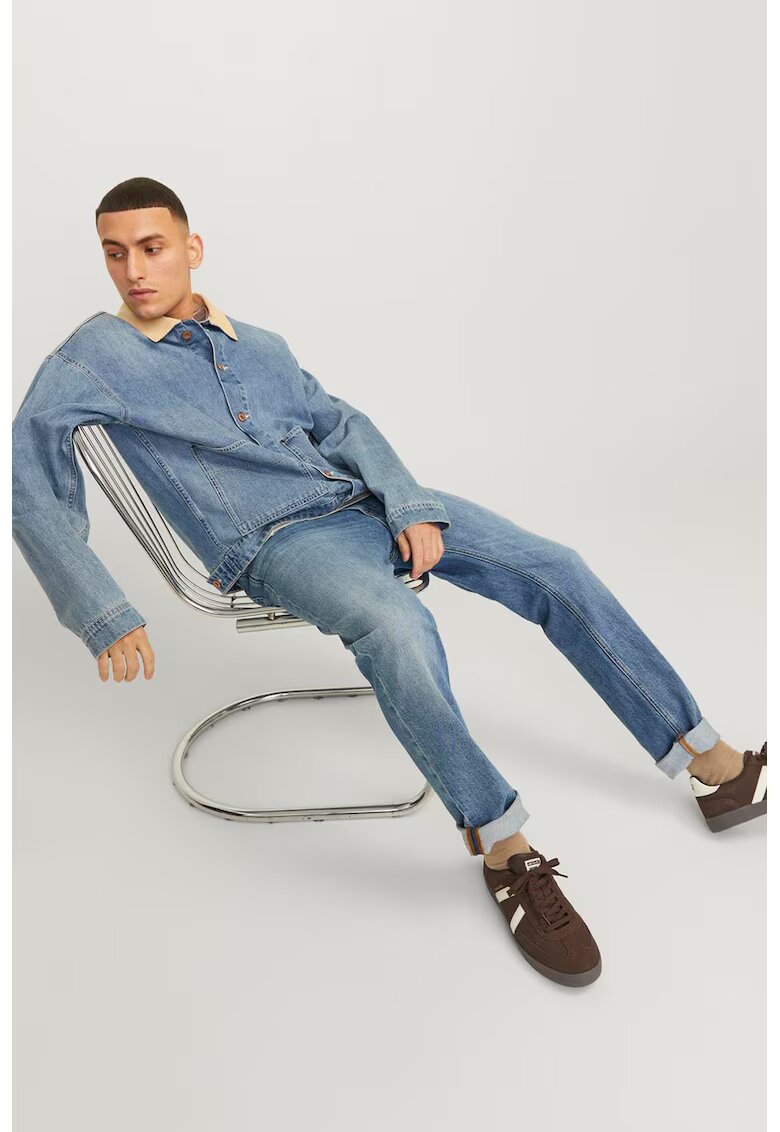 Jack  Jones Blugi cu croiala dreapta - Albastru