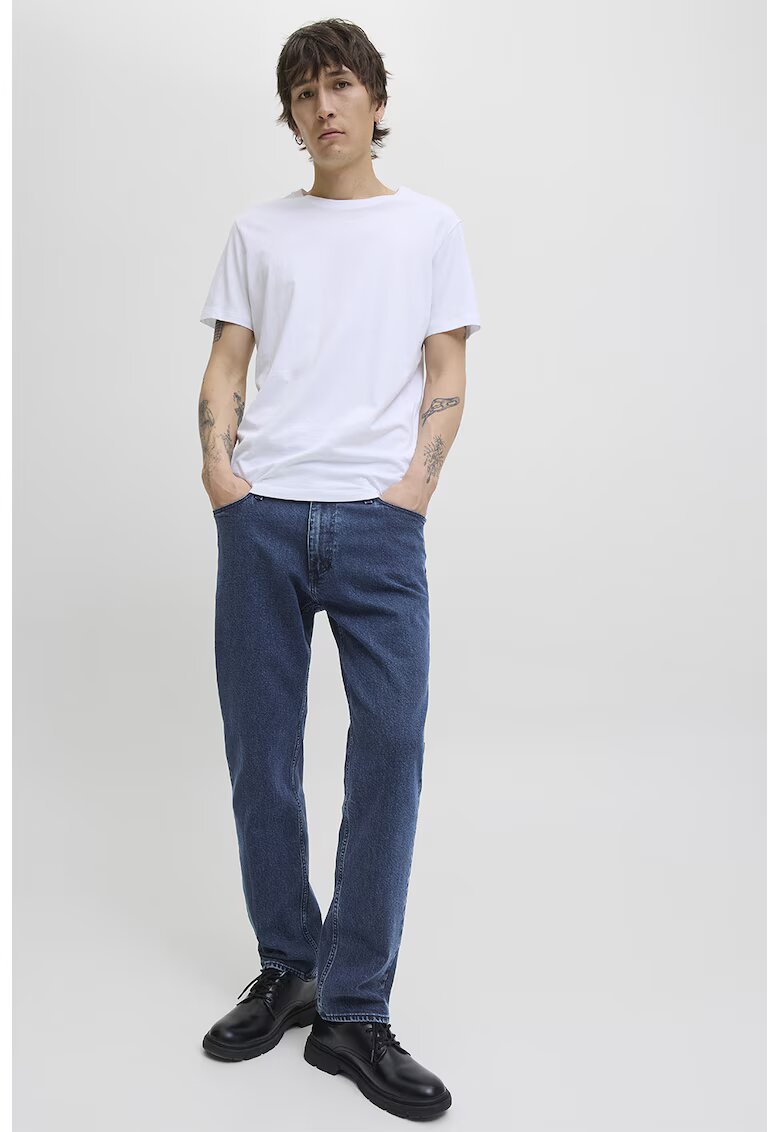 Jack  Jones Blugi cu croiala dreapta - Albastru inchis