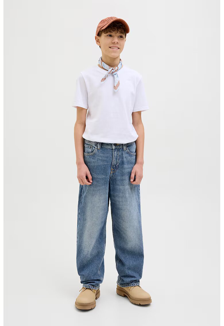 Jack & Jones Blugi drepti - Albastru deschis melange