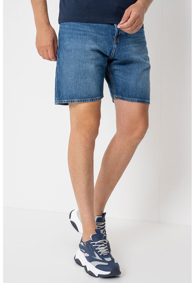 Jack  Jones Blugi scurti cu croiala dreapta si buzunare - Albastru inchis