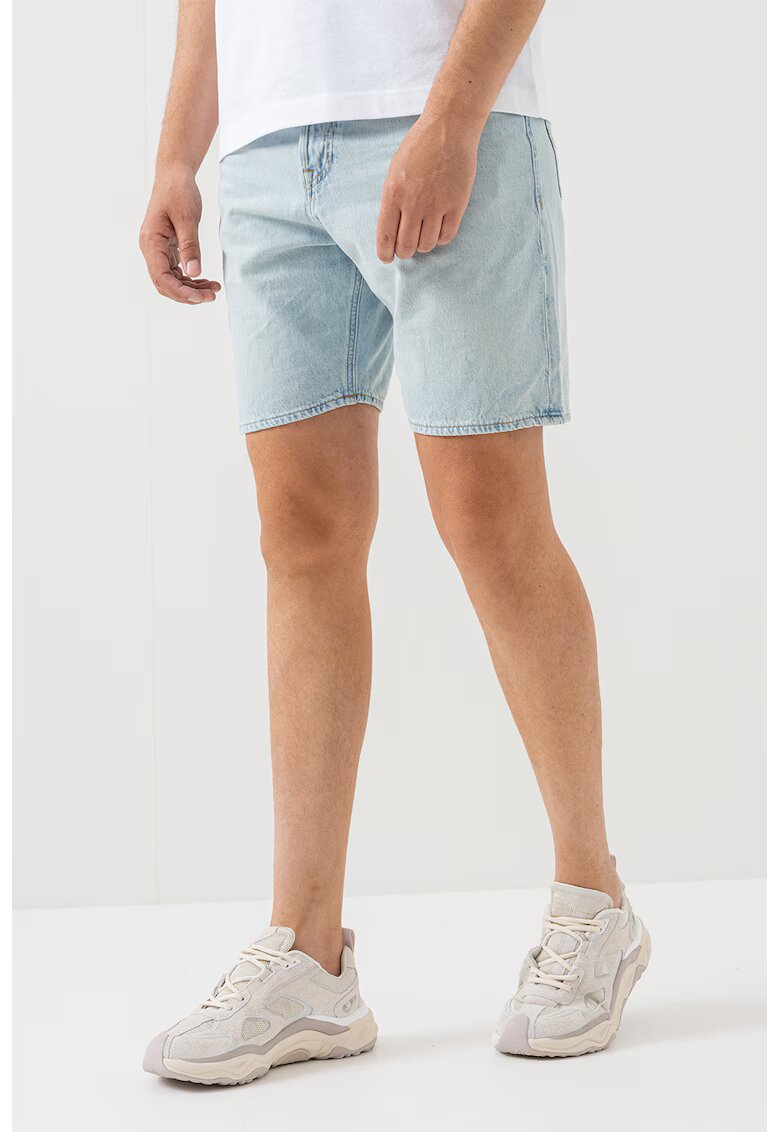 Jack  Jones Blugi scurti cu talie medie si model cu 5 buzunare - Albastru deschis