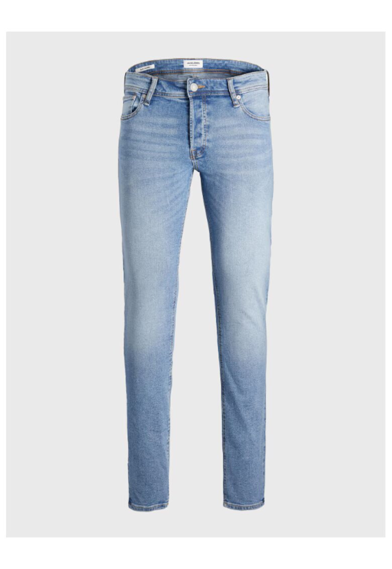Jack  Jones Blugi slim fit cu 5 buzunare - Albastru
