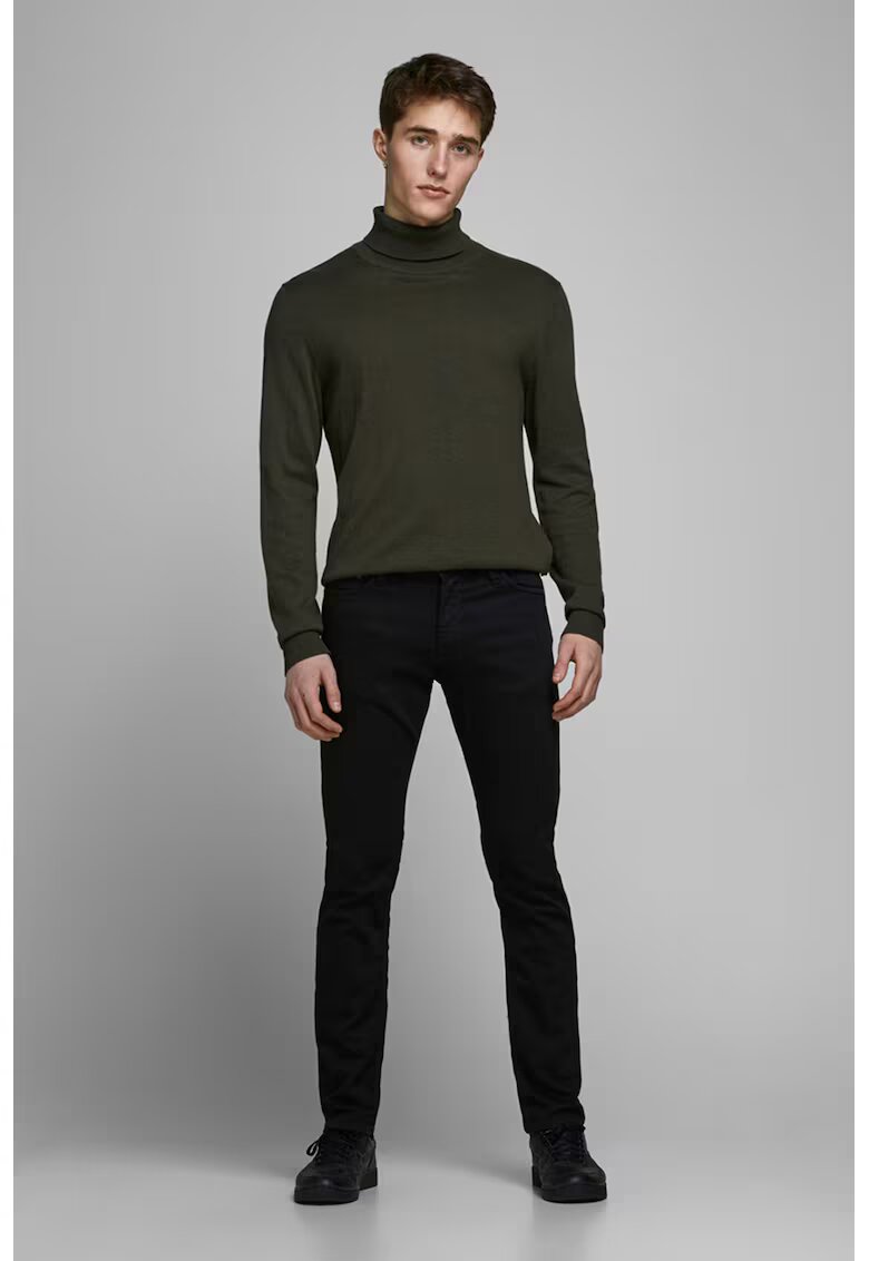 Jack  Jones Blugi slim fit cu 5 buzunare - Negru