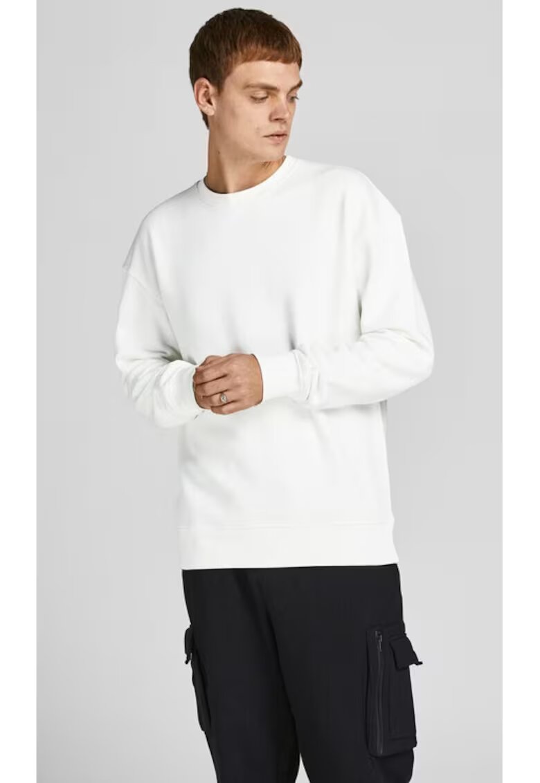 Jack  Jones Bluza barbati - 92039 - Bumbac/Poliester - Alb